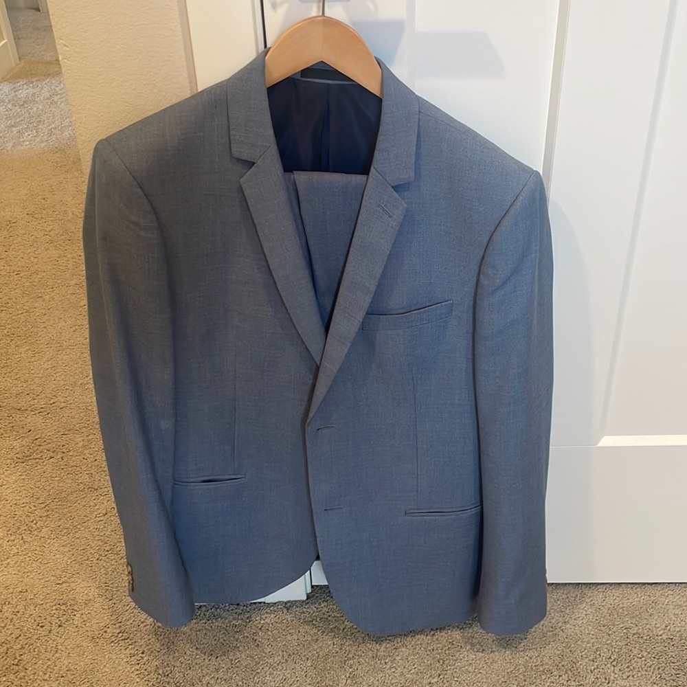 Topman Blue Suit